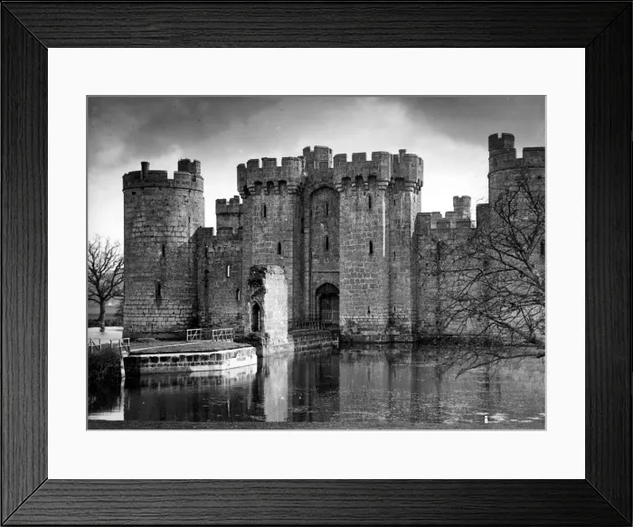 Framed Print : A view of Bodiam Castle in Kent, England. 1923 Framed Print : A view of Bodiam Castle in Kent, England. 1923