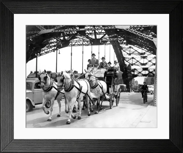 Framed Print : A trial run through the streets of Sunderland for Mr. F Framed Print : A trial run through the streets of Sunderland for Mr. F
