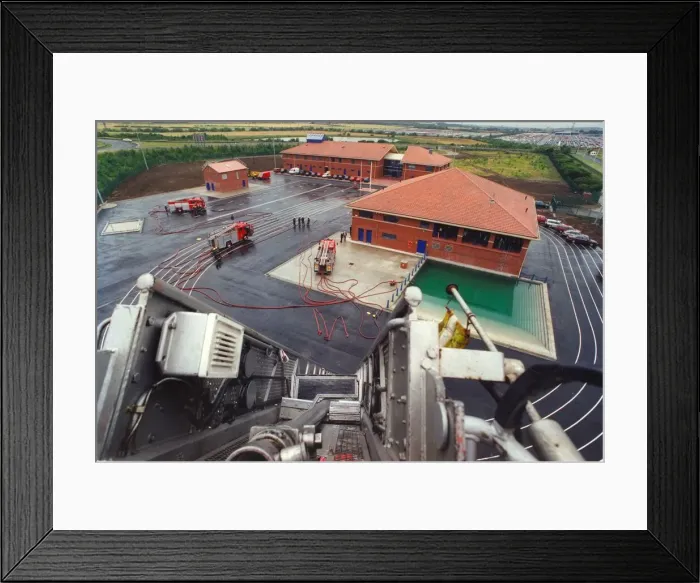 Framed Print : The new Tyne and Wear Fire Bridgade Training Facility at Washington Framed Print : The new Tyne and Wear Fire Bridgade Training Facility at Washington