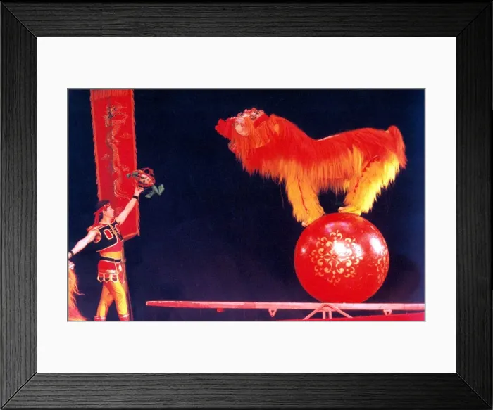 Framed Print : Chinese State Circus performers on stage at the Tyne Theatre in Newcastle Framed Print : Chinese State Circus performers on stage at the Tyne Theatre in Newcastle