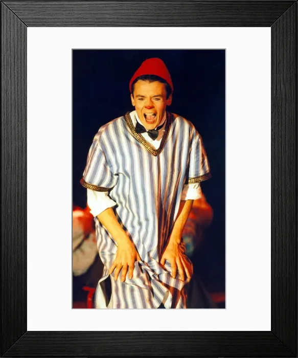 Framed Print : Circus performer Mathieu the clown