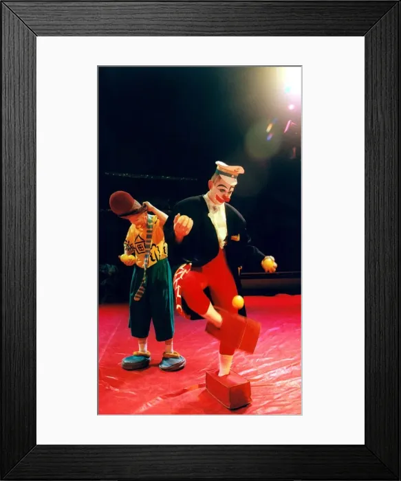Framed Print : Clowns performing in the Moscow State Circus Framed Print : Clowns performing in the Moscow State Circus