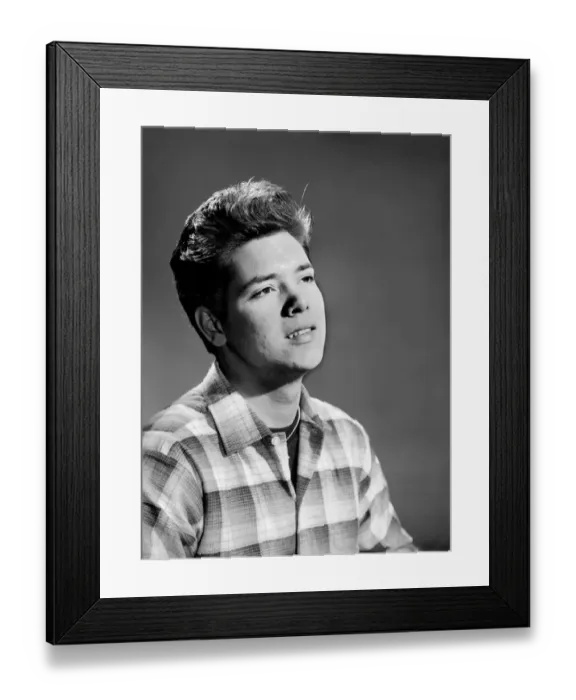 Framed Print : Rock and Roll singer Cliff Richard formerly know Harry Webb circa 1958