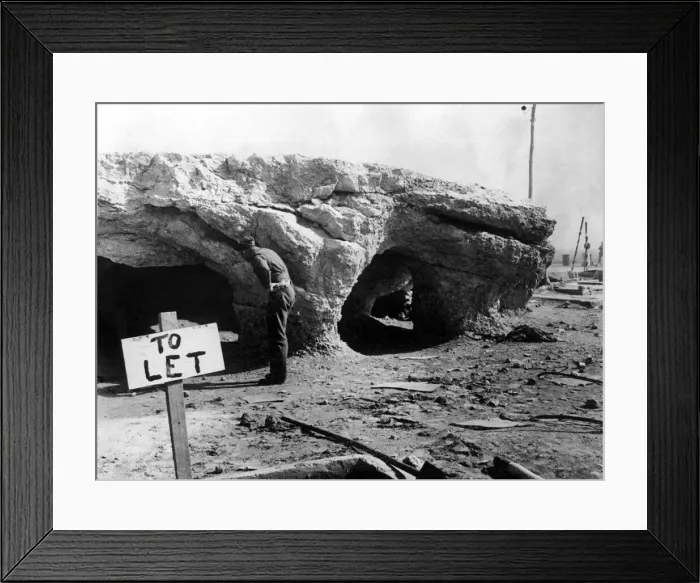 Framed Print : Caves at Tobruk, where British Troops lived during the seige Framed Print : Caves at Tobruk, where British Troops lived during the seige