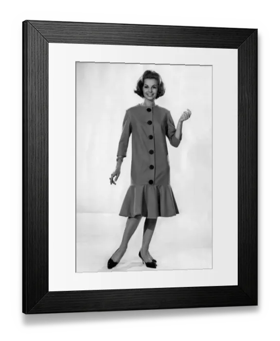 Framed Print : Reveille fashions: Angela Smith. September 1961 P008792