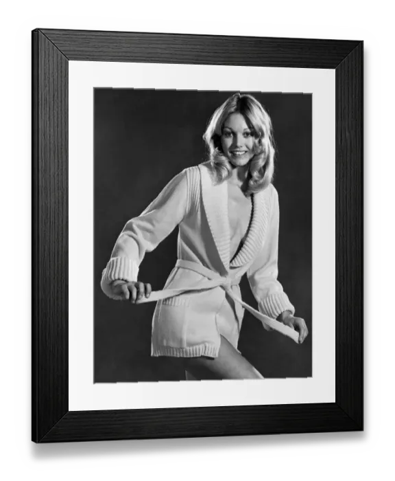 Framed Print : Not so much a cardigan, more a Jacket. But whatever you call it