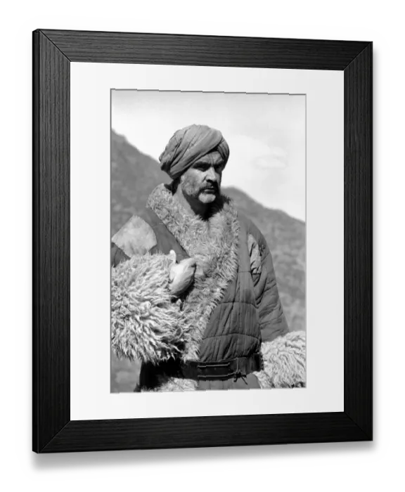 Framed Print : The Man Who Would Be King'being filmed on location in Marrakech, Morocco