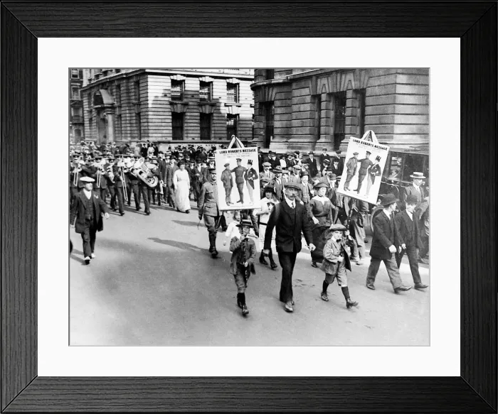 Framed Print : Recruiting for The Great War. OP234E  /  1