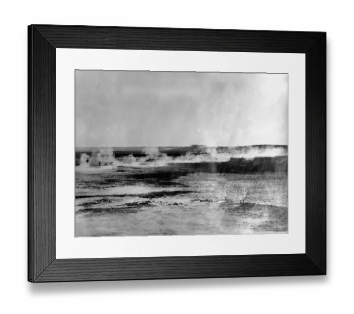 Framed Print : The Royal Artillery seen here firing on the advancing German army in Belgium. August 1914 Framed Print : The Royal Artillery seen here firing on the advancing German army in Belgium. August 1914