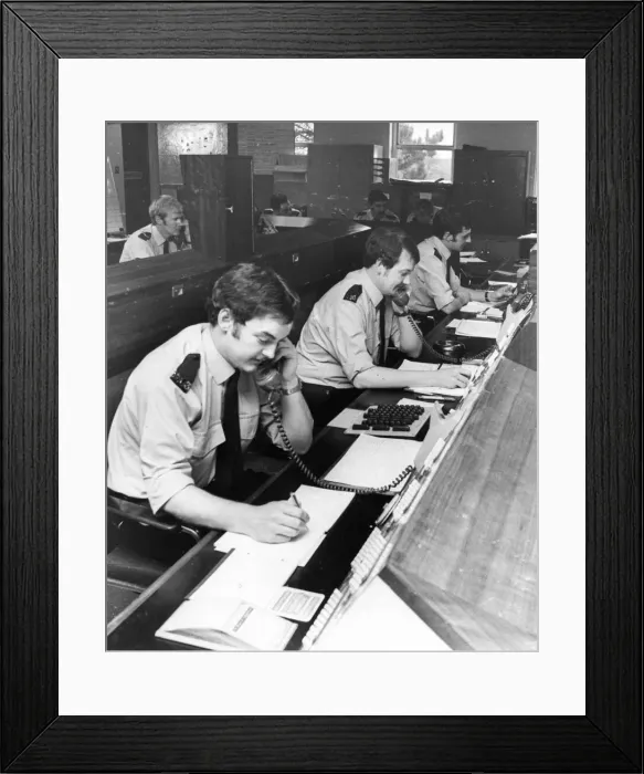 Framed Print : Army personnel take over the duties of the firefighter during the firemen
