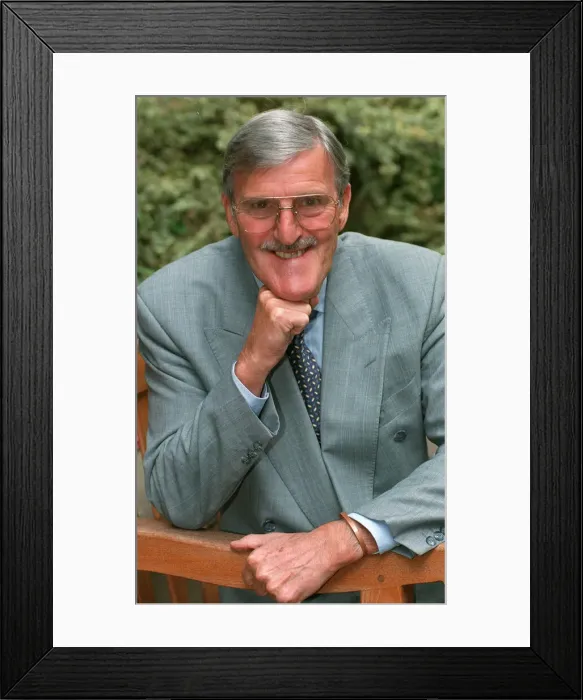 Framed Print : Jimmy Hill Television Presenter 1998 Framed Print : Jimmy Hill Television Presenter 1998