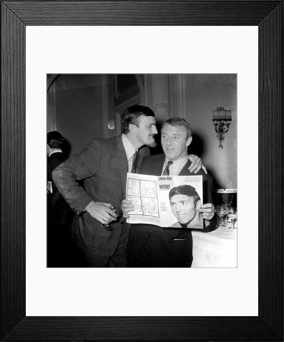 Framed Print : JIMMY HILL AND TOMMY DOCHERTY OCTOBER 1967 Y2K