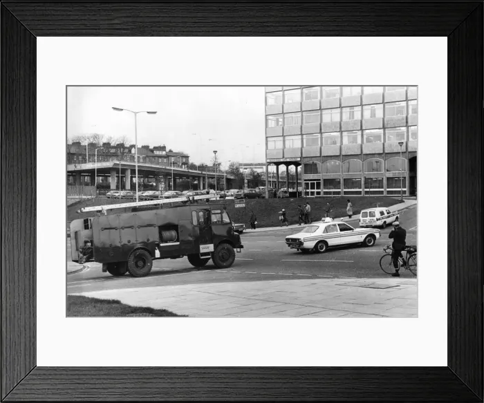 Framed Print : Army personnel take over the duties of the firefighter during the firemen Framed Print : Army personnel take over the duties of the firefighter during the firemen