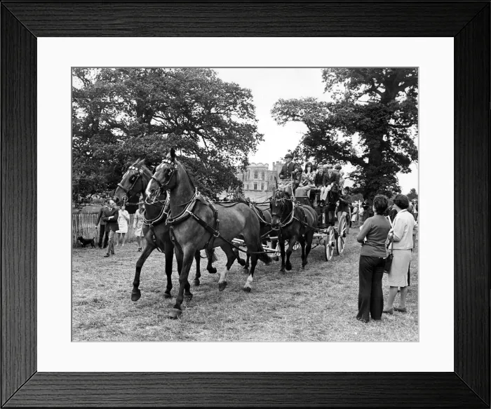 Framed Print : The magnificent Coach and Four'which gave rides to visitors to the Game Fair Framed Print : The magnificent Coach and Four'which gave rides to visitors to the Game Fair