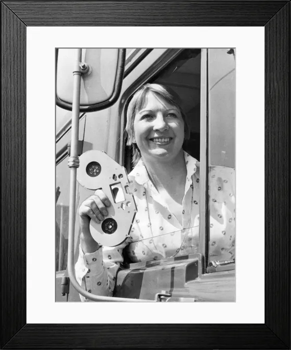 Framed Print : Eileen Vale of the research department, Tyne Wear Fire Service Framed Print : Eileen Vale of the research department, Tyne Wear Fire Service