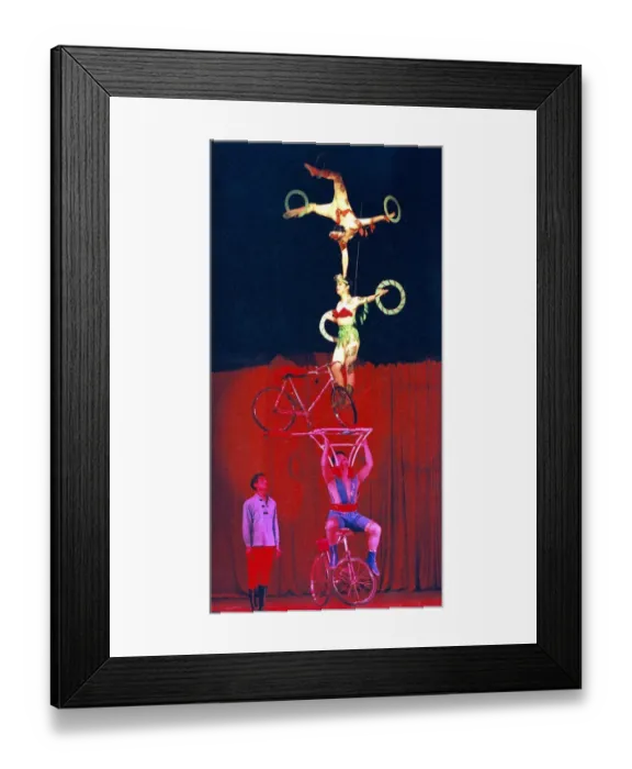 Framed Print : Chinese State Circus performers on stage at the Tyne Theatre in Newcastle Framed Print : Chinese State Circus performers on stage at the Tyne Theatre in Newcastle