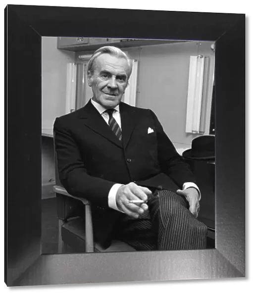 Actor John Le Mesurier who plays Sergeant Wilson in the BBC television series Dads Army