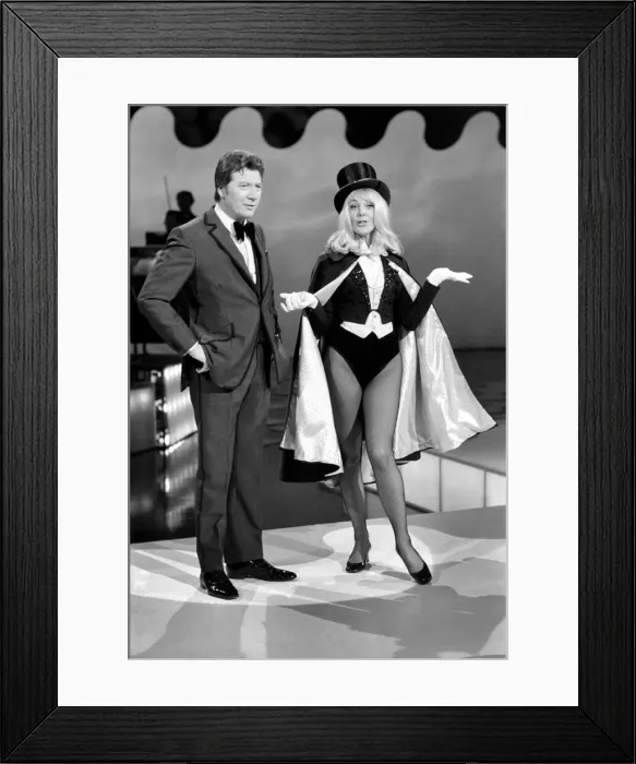 Framed Print : Aimi Macdonald pictured as The Great Nervo'the conjurer when she appears in a Framed Print : Aimi Macdonald pictured as The Great Nervo'the conjurer when she appears in a