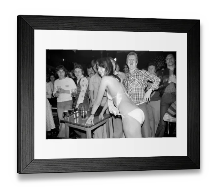 Framed Print : Beautiful Bottom Competition: For identification purposes - Main Line up of girls