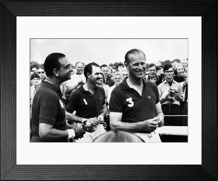Framed Print : Prince Philip, Duke of Edinburgh in happy mood after receiving the Visitors Cup Framed Print : Prince Philip, Duke of Edinburgh in happy mood after receiving the Visitors Cup
