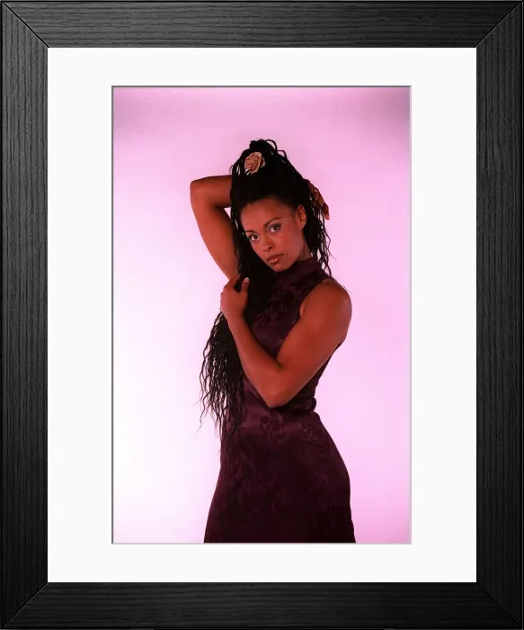 Framed Print : Janey Omorogbe October 1997 Who stars in the tv show Gladiators as Rio Framed Print : Janey Omorogbe October 1997 Who stars in the tv show Gladiators as Rio