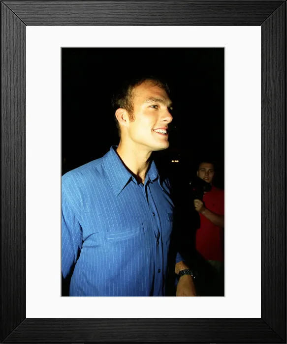 Framed Print : James Crossley Gladiator July 98 Hunter from the tv show gladiators arriving Framed Print : James Crossley Gladiator July 98 Hunter from the tv show gladiators arriving
