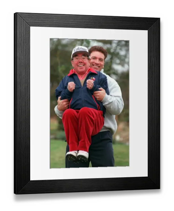Framed Print : Charity Golf Tournament, October 1997 At the Dukes Course St Andrews in aid of
