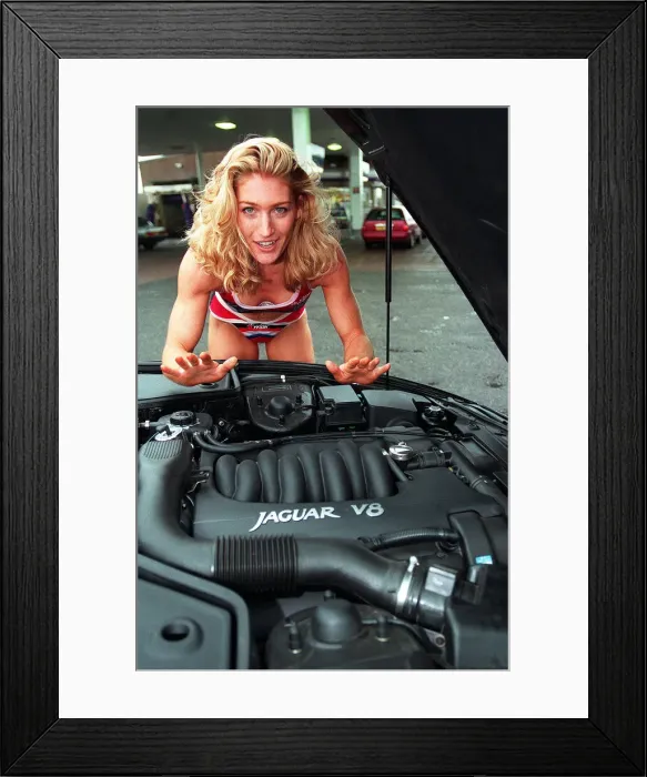Framed Print : Gladiator Siren, November 1997 Impressed with the new Jaguar XK8 engine Framed Print : Gladiator Siren, November 1997 Impressed with the new Jaguar XK8 engine