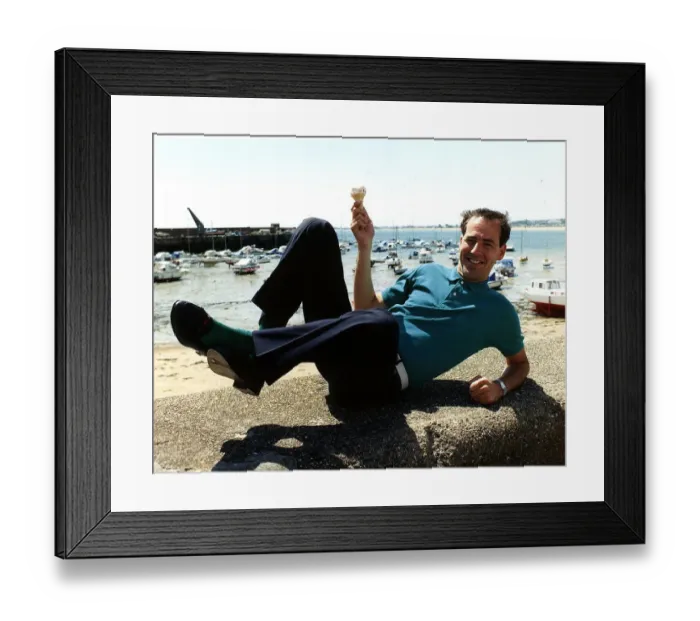 Framed Print : Michael Barrymore Comedian September 1988