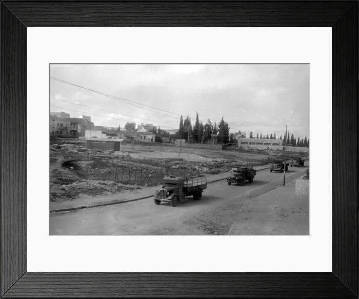 Framed Print : On February 22, 1948, as the conflict over the coming partition of Palestine grew Framed Print : On February 22, 1948, as the conflict over the coming partition of Palestine grew