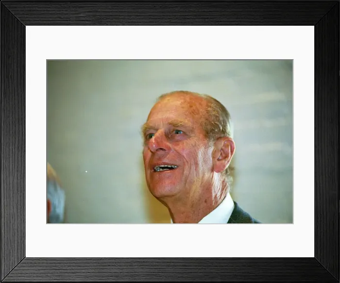 Framed Print : Prince Philip, Duke of Edinburgh, at the Washington Millennium Centre 19th July
