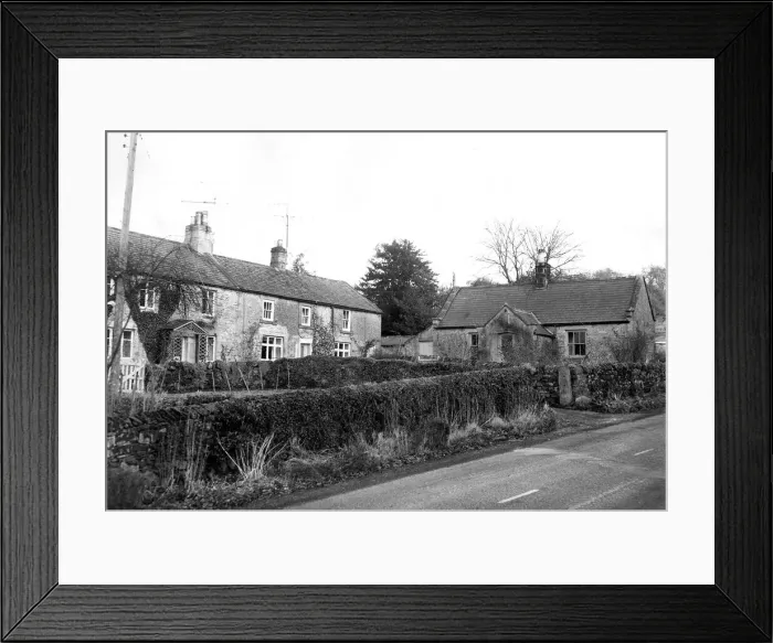 Framed Print : High Brunton Cottages at Wall, Northumberland