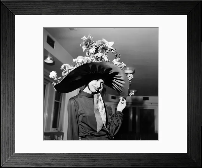 Framed Print : Mad Hat: The London Tourist Board in London held the finals of their Easter Bonnet Framed Print : Mad Hat: The London Tourist Board in London held the finals of their Easter Bonnet