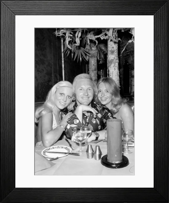 Framed Print : Disc Jockey David Hamilton. September 1974 S74-5422 Framed Print : Disc Jockey David Hamilton. September 1974 S74-5422