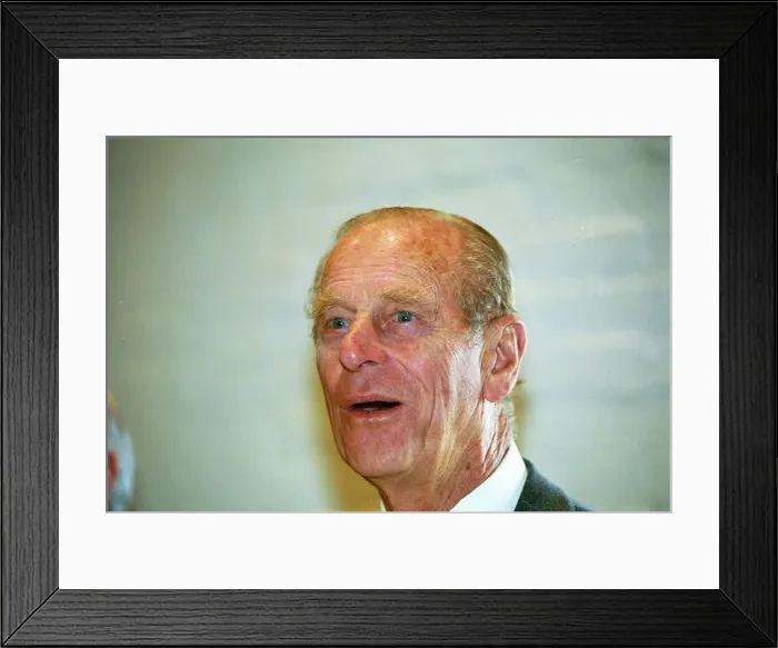 Framed Print : Prince Philip, Duke of Edinburgh, at the Washington Millennium Centre 19th July