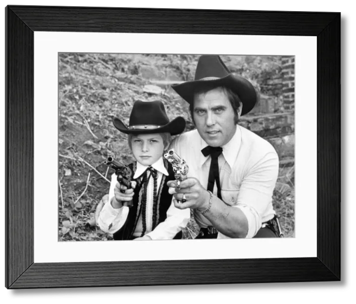 Framed Print : Eight year old Adam Brunskill is one of the fastest guns around Framed Print : Eight year old Adam Brunskill is one of the fastest guns around
