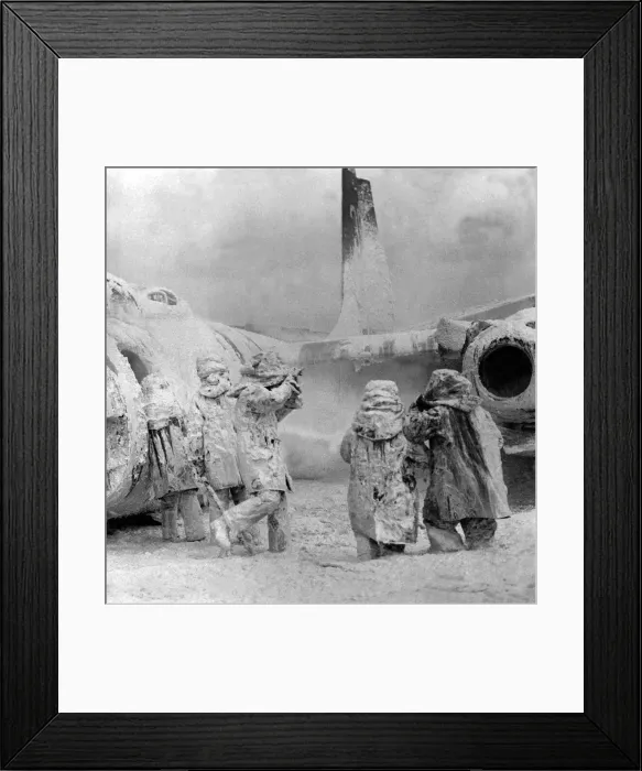Framed Print : Men from another world - one gets this impression by the sight of these firefighters Framed Print : Men from another world - one gets this impression by the sight of these firefighters