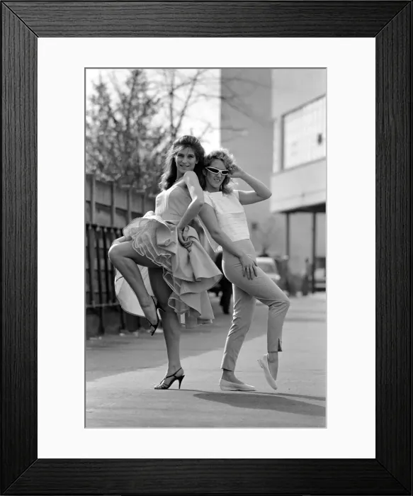 Framed Print : Freemans introduced their Spring Rock and Roll fashions at the Ideal Home Exhibition