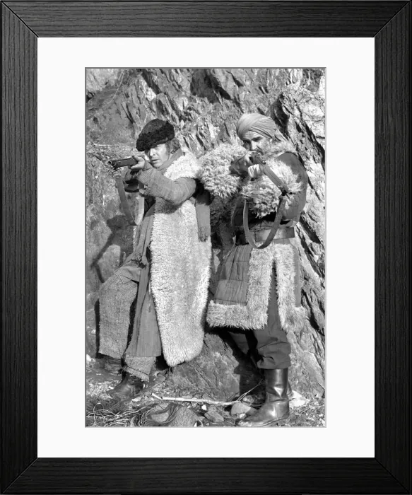 Framed Print : The Man Who Would Be King'being filmed on location in Marrakech, Morocco