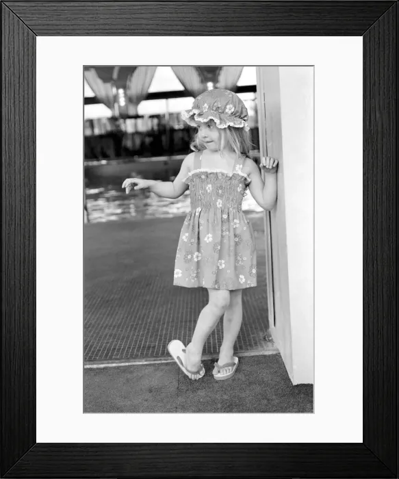 Framed Print : Fashion for Four-Year-Olds: Its going to be a trendy summer on the beach for Framed Print : Fashion for Four-Year-Olds: Its going to be a trendy summer on the beach for