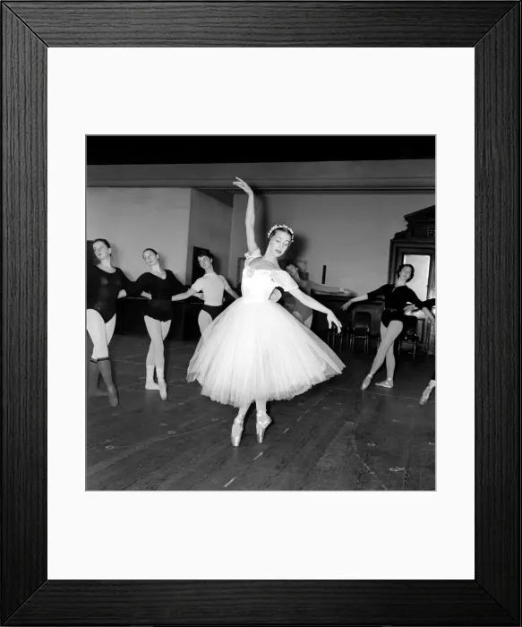 Framed Print : Rehearsals are going on for the transmission on April 6th of the ballet Framed Print : Rehearsals are going on for the transmission on April 6th of the ballet