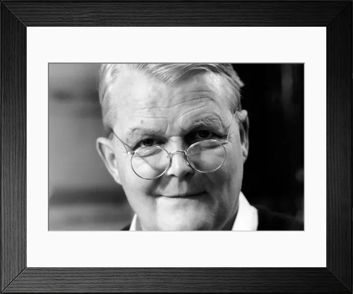Framed Print : Bruce Kent President of the campaign for Nuclear disarmament. (London)