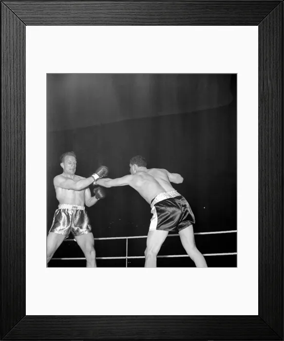 Framed Print : Sport: Boxing. Scenes from the Henry Cooper vs. Joe Erskine fight Framed Print : Sport: Boxing. Scenes from the Henry Cooper vs. Joe Erskine fight