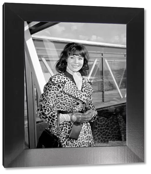 Actress Anne Heywood, arrived at Heathrow Airport today from Geneva