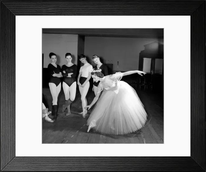 Framed Print : Rehearsals are going on for the transmission on April 6th of the ballet Framed Print : Rehearsals are going on for the transmission on April 6th of the ballet