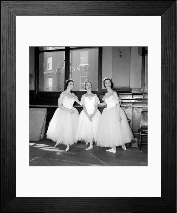 Framed Print : Rehearsals are going on for the transmission on April 6th of the ballet