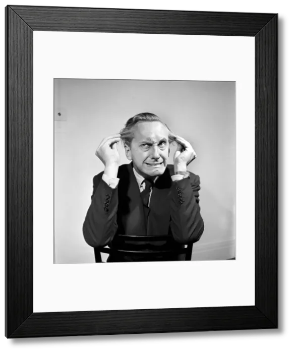 Framed Print : TV presenter and actor Hughie Green. January 1960 A534-007 Framed Print : TV presenter and actor Hughie Green. January 1960 A534-007