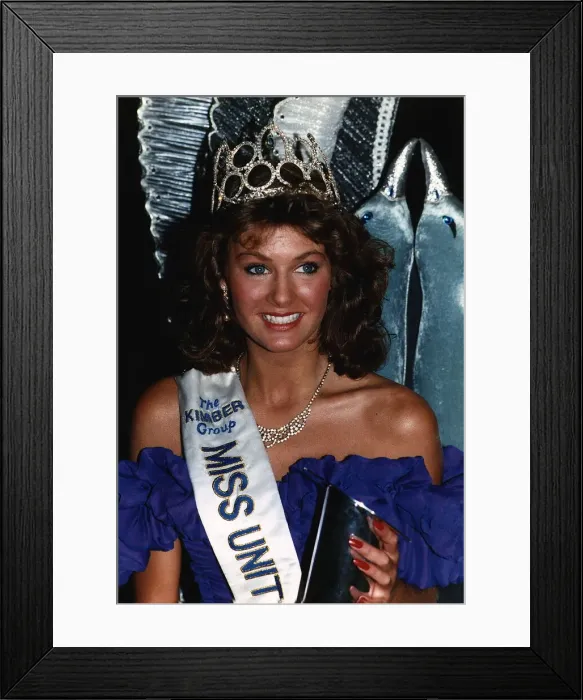 Framed Print : Kirsty Roper Miss UK 1988. Now on Sunday Times Rich List Framed Print : Kirsty Roper Miss UK 1988. Now on Sunday Times Rich List