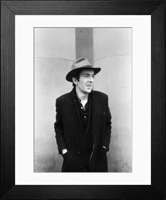 Framed Print : Joe Strummer singer pop group punk The Clash 1981 Framed Print : Joe Strummer singer pop group punk The Clash 1981