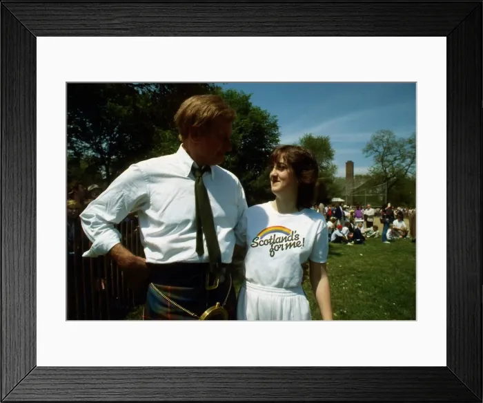 Framed Print : Charlton Heston at Highland Games September 1983 Framed Print : Charlton Heston at Highland Games September 1983